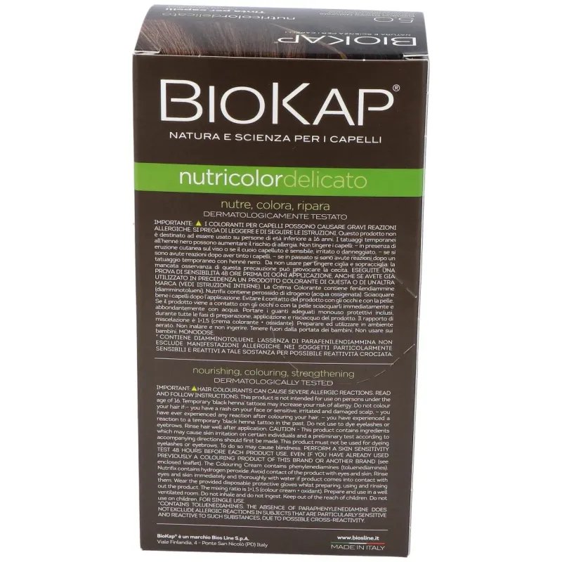 Tinte castaño claro natural 140ml. 5.0 delicato | Farmacia Barata Tinte castaño claro natural 140ml. 5.0 delicato | Farmacia Barata