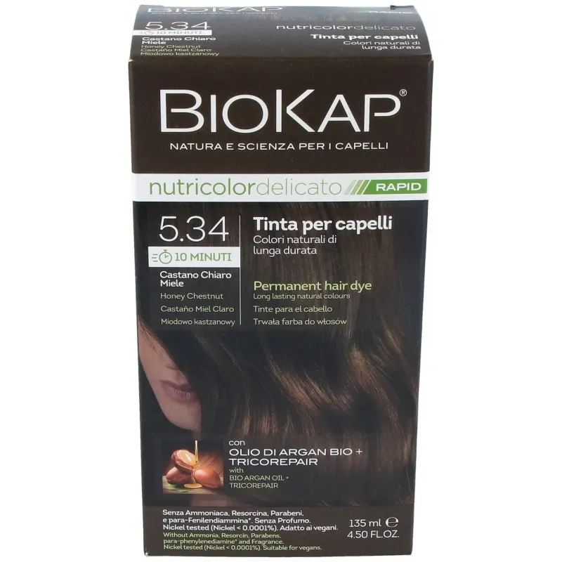 Biokap rapid castaño miel claro 5.34 tubo 140ml. | Farmacia Barata