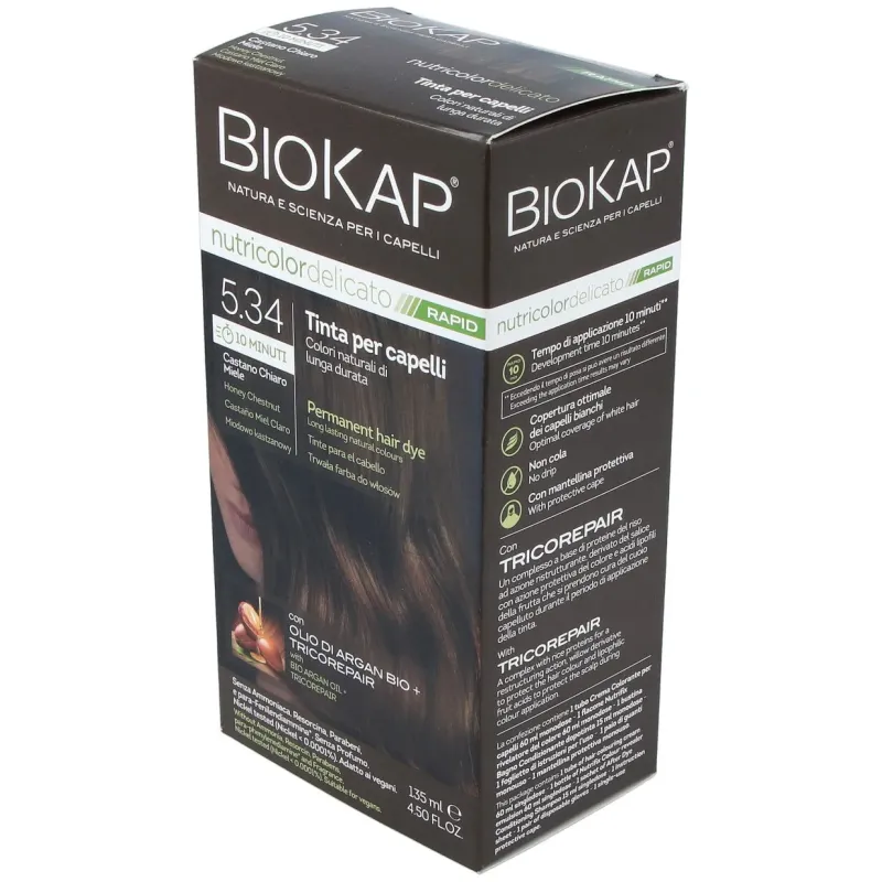Biokap rapid castaño miel claro 5.34 tubo 140ml. | Farmacia Barata