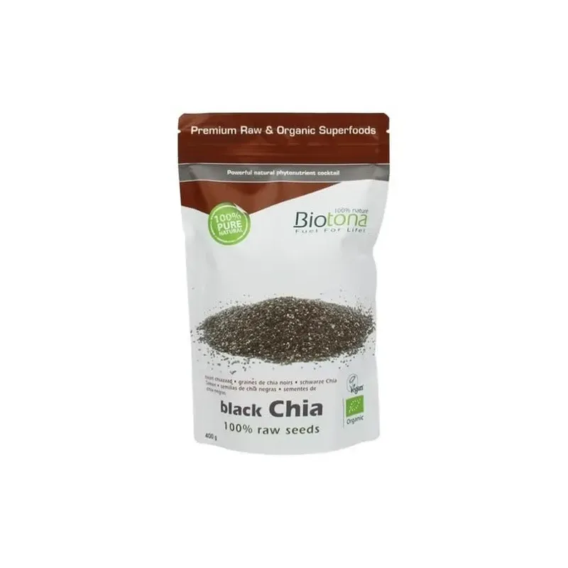 Biotona semillas de chía negra bio 400g | Farmacia Barata