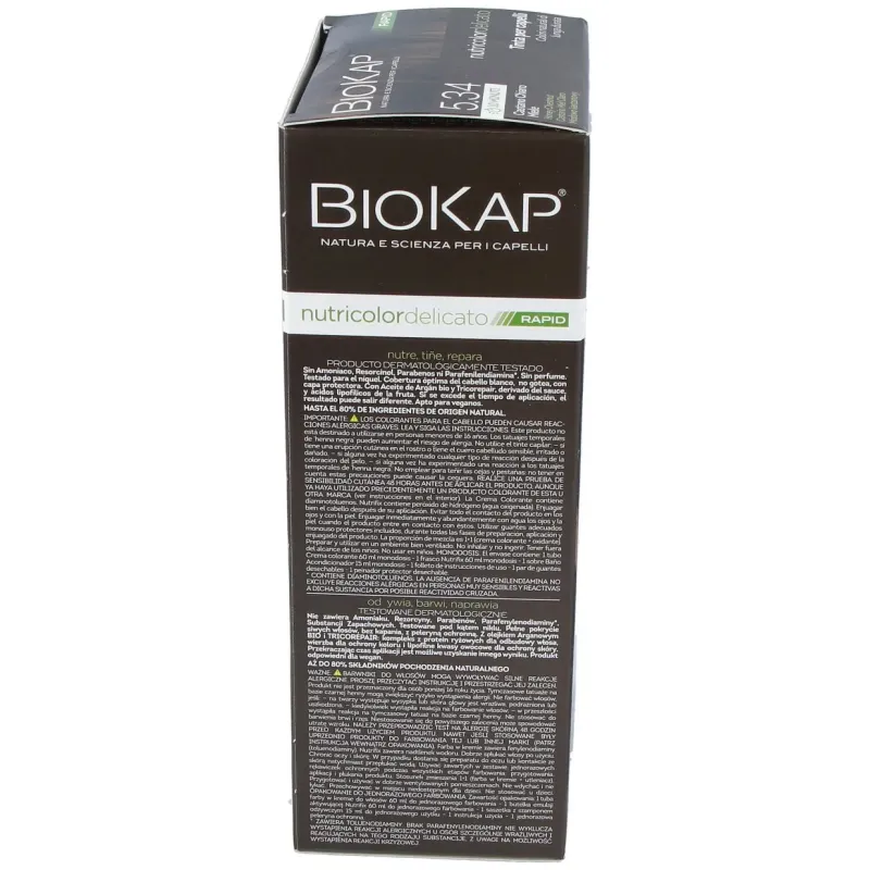 Biokap rapid castaño miel claro 5.34 tubo 140ml. | Farmacia Barata