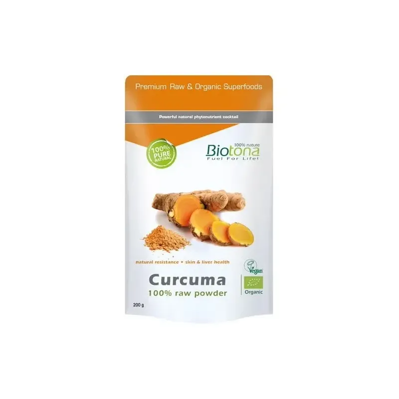 Biotona curcuma raw powder bio 200g | Farmacia Barata Biotona curcuma raw powder bio 200g | Farmacia Barata