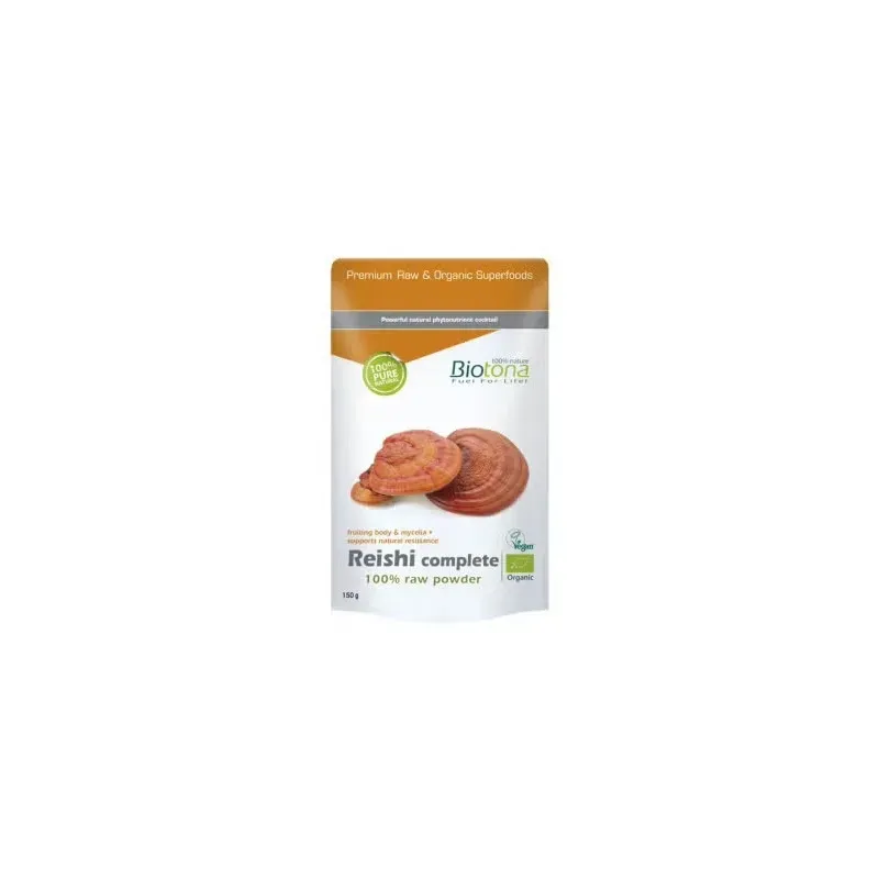 Biotona reishi completo raw powder superfoods bio 150g | Farmacia Barata