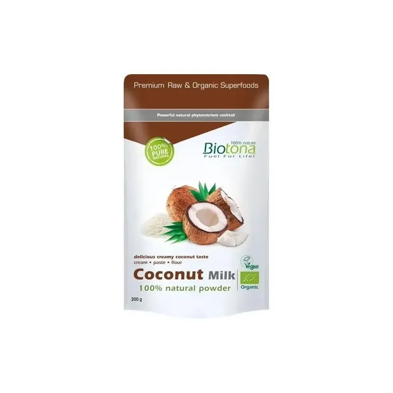 Coconut milk powder leche de coco natual 200gr bio | Farmacia Barata Coconut milk powder leche de coco natual 200gr bio | Farmacia Barata