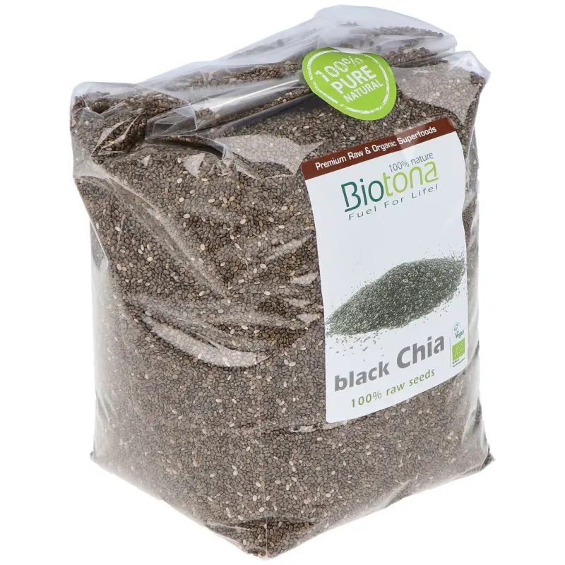 Biotona chía negra semillas 1000g | Farmacia Barata