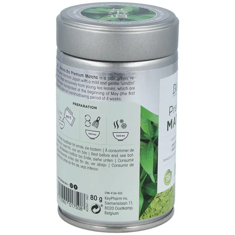 Biotona té matcha premium polvo bio 80g | Farmacia Barata Biotona té matcha premium polvo bio 80g | Farmacia Barata