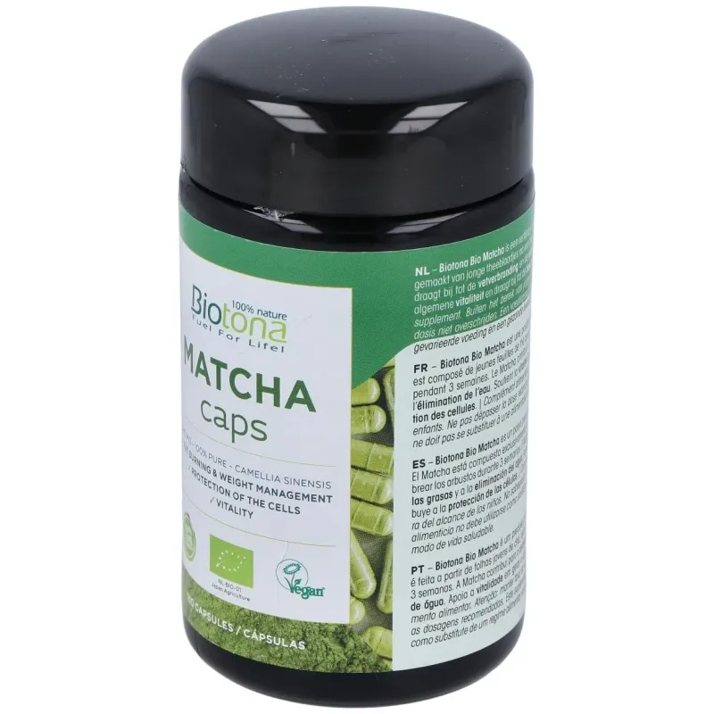 Biotona té matcha bio 100caps | Farmacia Barata