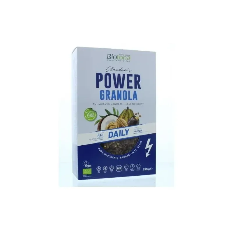Power granola daily muesli 250gr. bio vegan | Farmacia Barata