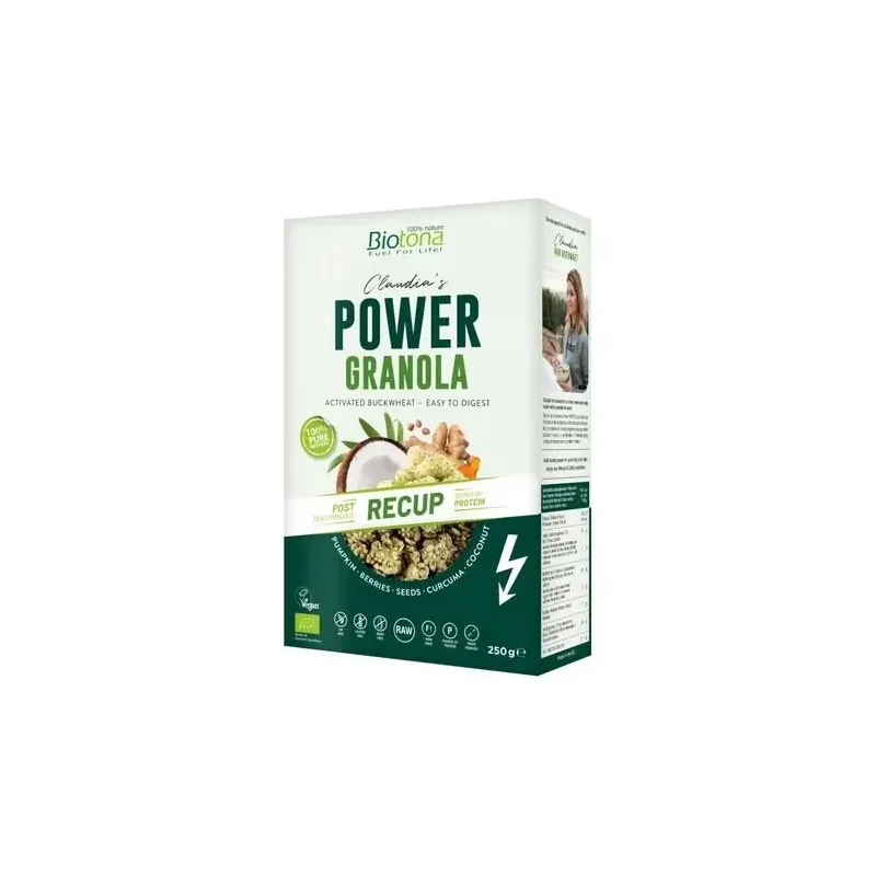 Power granola recup muesli 250gr. bio vegan | Farmacia Barata