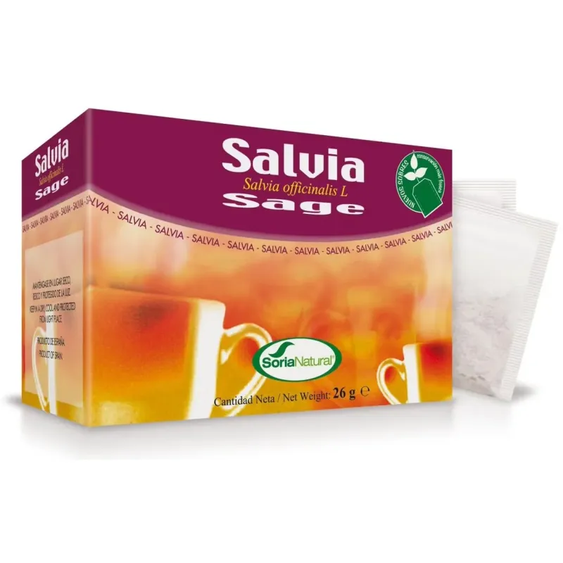 Soria natural salvia infusión 20 filtros | Farmacia Barata Soria natural salvia infusión 20 filtros | Farmacia Barata