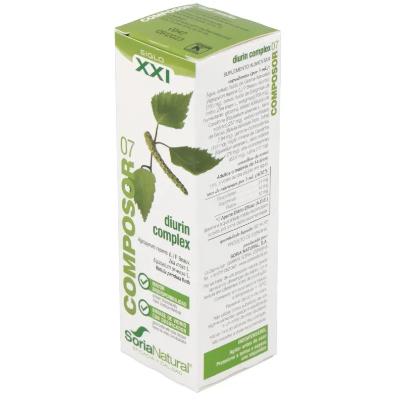 Soria natural composor 07 - diurin complex 50 ml | Farmacia Barata Soria natural composor 07 - diurin complex 50 ml | Farmacia Barata