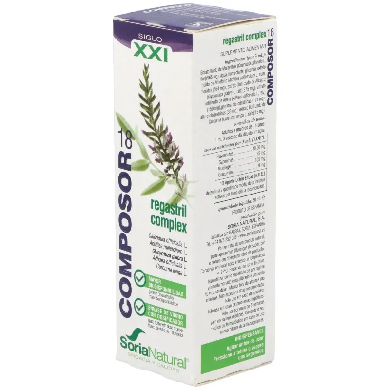 Soria natural composor 18 - regastril complex 50ml | Farmacia Barata