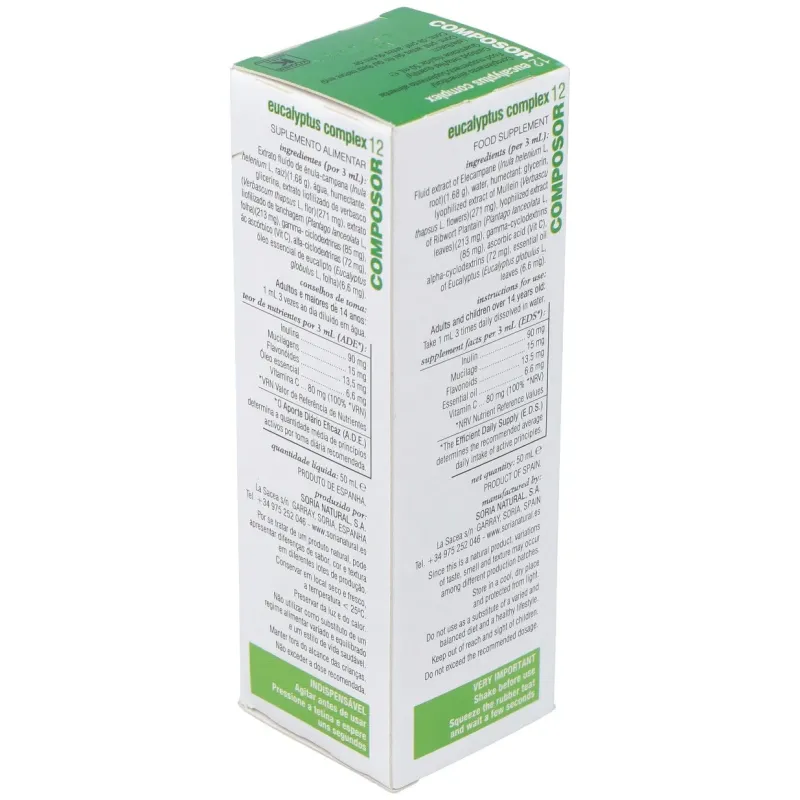 Composor 12 eucalyptus complex xxi 50ml. | Farmacia Barata