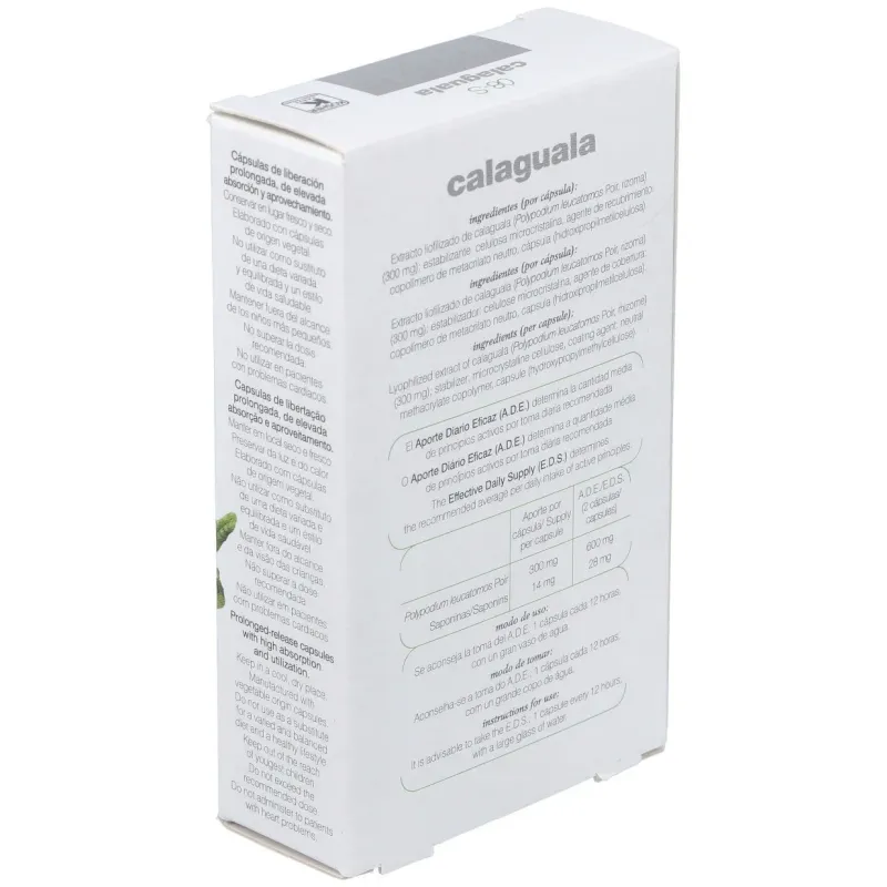 Calaguala 30 caps xxi soria natural | Farmacia Barata