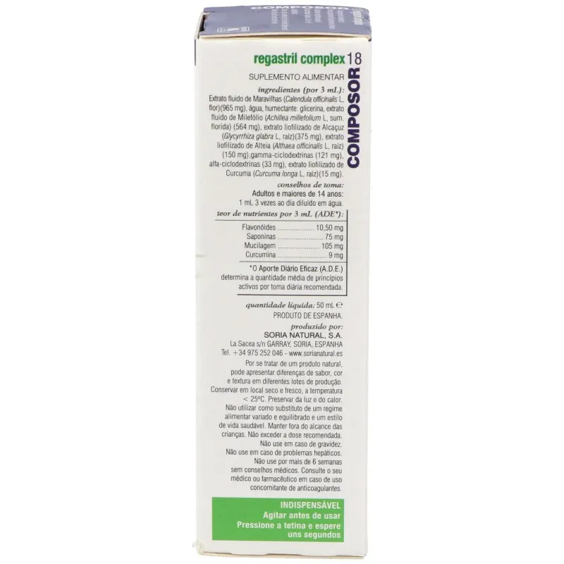 Soria natural composor 18 - regastril complex 50ml | Farmacia Barata