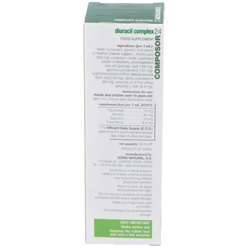 Composor 24 xxi diuracil complex soria n | Farmacia Barata
