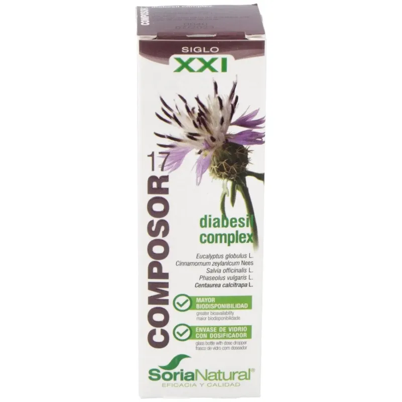 Soria complemento composor 17 xxi diabesil complex | Farmacia Barata Soria complemento composor 17 xxi diabesil complex | Farmacia Barata