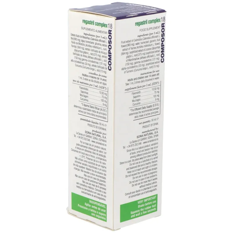 Soria natural composor 18 - regastril complex 50ml | Farmacia Barata