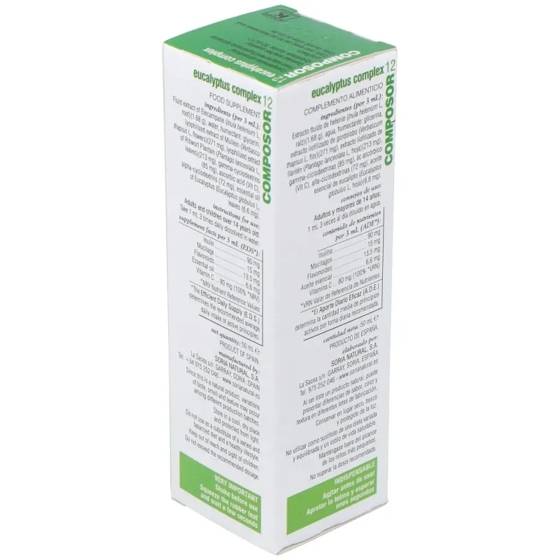 Composor 12 eucalyptus complex xxi 50ml. | Farmacia Barata