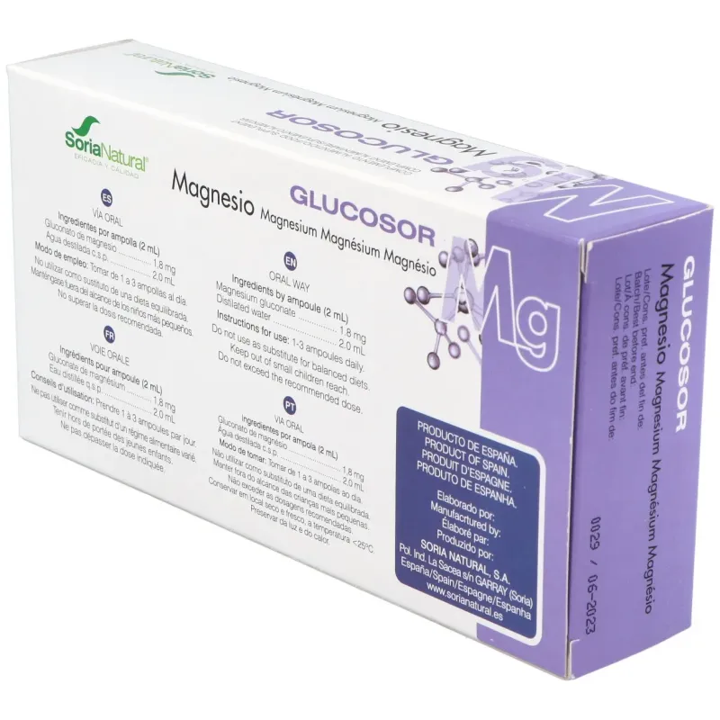 Glucosor magnesio 28 ampo soria natural | Farmacia Barata Glucosor magnesio 28 ampo soria natural | Farmacia Barata