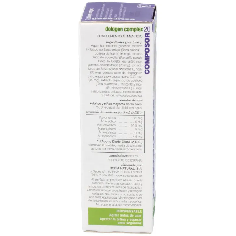 Composor 20 xxi dologen complex soria na | Farmacia Barata Composor 20 xxi dologen complex soria na | Farmacia Barata