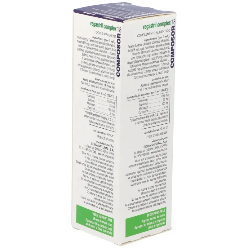 Soria natural composor 18 - regastril complex 50ml | Farmacia Barata
