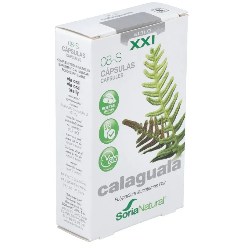 Calaguala 30 caps xxi soria natural | Farmacia Barata