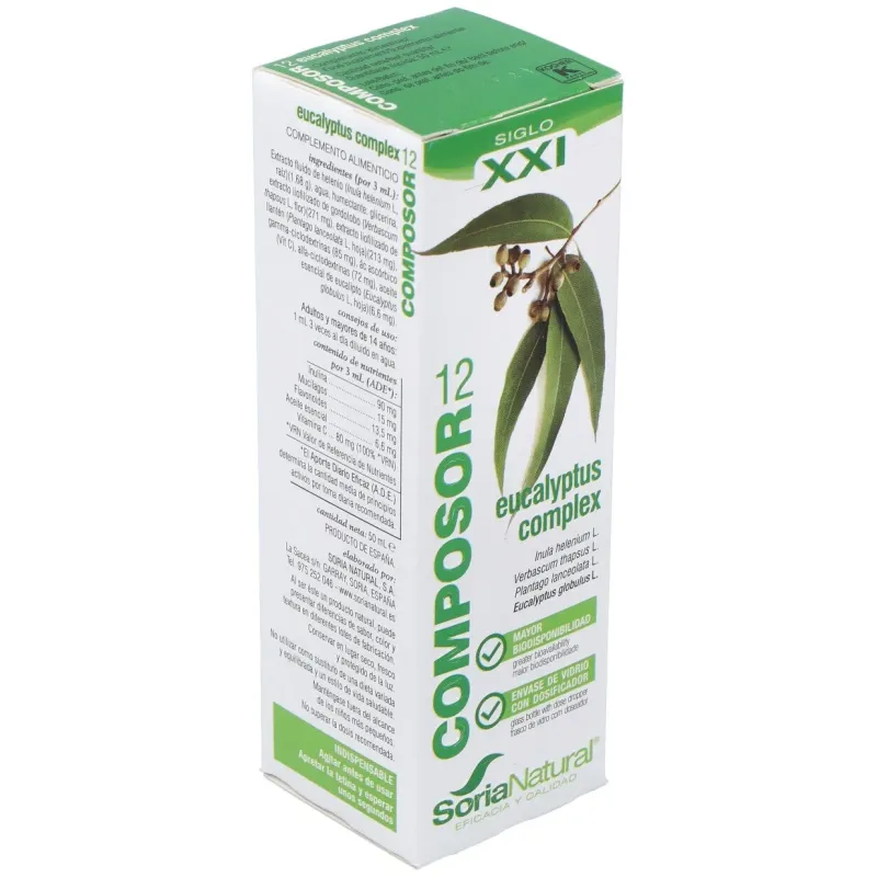 Composor 12 eucalyptus complex xxi 50ml. | Farmacia Barata