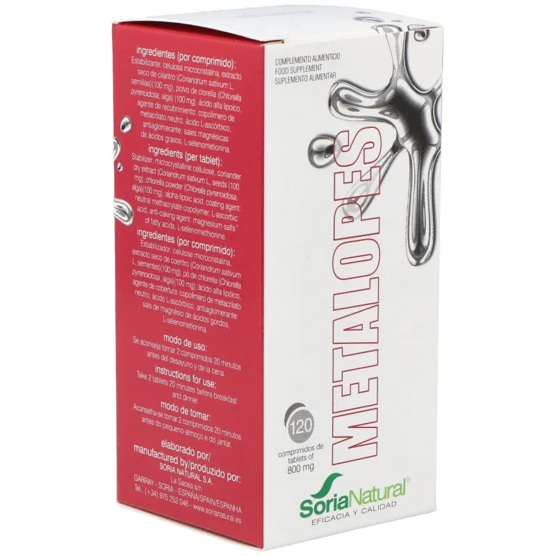 Metalopes 120 comp soria natural | Farmacia Barata