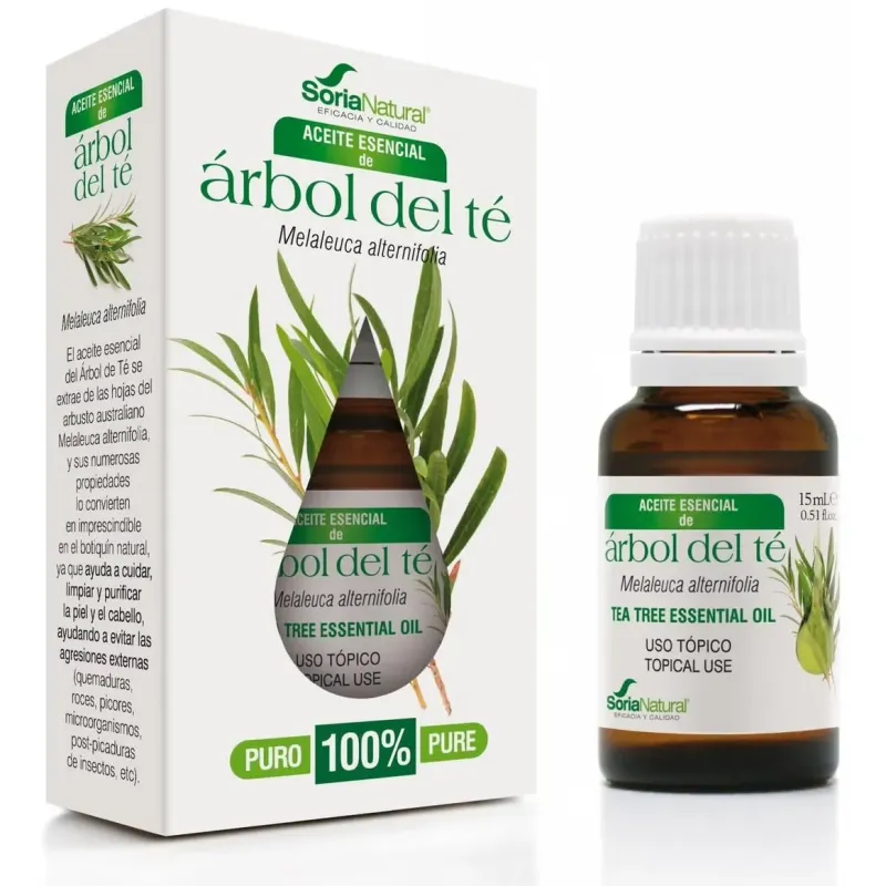 Aceite esencial arbol del te soria natural 15ml | Farmacia Barata Aceite esencial arbol del te soria natural 15ml | Farmacia Barata
