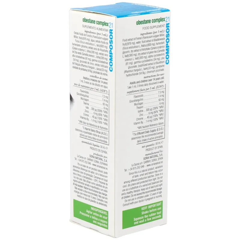 Composor 21 obestane complex xxi 50ml. | Farmacia Barata Composor 21 obestane complex xxi 50ml. | Farmacia Barata